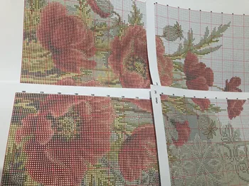 11/14/18/27/22/25/28CT dejlige smukke tælles cross stitch kit nellike nelliker rød blomst