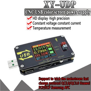 XY-UDP-15W Digital USB-DC-DC Konverter CC CV 0.6-30V 5V 9V, 12V 24V 2A Power Modul Desktop Justerbar Reguleret strømforsyning 13710