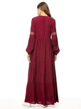 Cothes Muslimske Kjole Abaya Kvinder Robe Hellige Islamiske Muslimske mellemøstlige Lang Kjole Mode Muslimah Musulmane abaya dubai