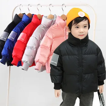 Bubble pels baby tøj, barn pige vinter tøj kids jakker til piger baby dreng vinter tøj casual fashion cotton coat