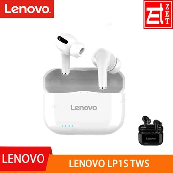 Originale Lenovo LP1S TWS Trådløse Hovedtelefon Bluetooth Opgraderet Version 5.0 Dual Stereo-Touch Kontrol 300mAH til iOS/Android