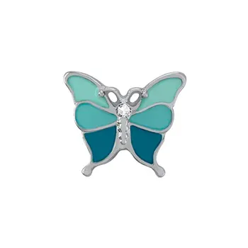 10stk butterfly Brugerdefineret Flydende Charms Til at Leve Medaljon 13935