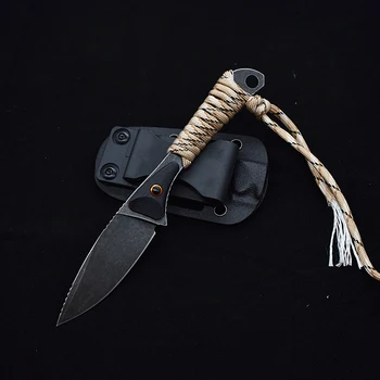 BM15200 bekæmpelse kniv lige kniv overlevelse kniv med fast blad EDC kniv nytte G10 selvforsvar camping jagt udendørs kniv