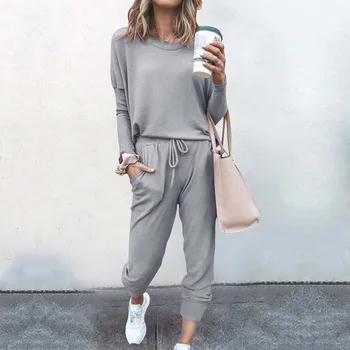 2020 Efteråret Pyjamas Sæt Kvinder Nattøj Lounge Wear Set Kvindelige Loungewear Nattøj Damer Homewear Kvinder Søvn Slid
