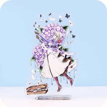 Anime Violet Evergarden Gennemsigtig Akryl Står Figur Desktop Indretning Samling Model Legetøj Dukke Gaver Cosplay