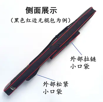 Top kvalitet 110cm Oxford multi-funktion kampsport stick taske broderi wu wushu sværd tasker kniv tai chi kendo kung fu taske