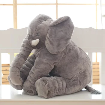 90cm elefant dukke plys legetøj lang næse fyldt dukke tegnefilm software pude baby talje pude baby holder sovende gave
