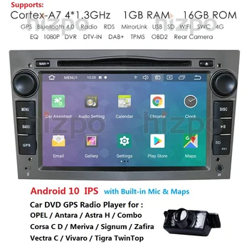 2 Din Android 10 IPS Bil DVD-Afspiller GPS Til Opel Astra H Meriva Vectra Antara Corsa Zafira C D Vivaro Veda Vauxhall Mms