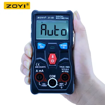ZOYI ZT-5B Trådløse Digitale Multimeter Auto-Lige True RMS-6000 Tæller Voltmeter Volt Amp Ohm Hz NCV Diode Kapacitans Temp