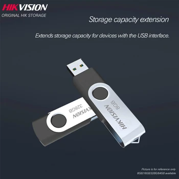Hikvision HikStorage USB-Flash-Drev, 8GB, 16GB, 32GB, 64GB Pen-Drev USB2.0 USB3.0 Lille Stick Memory Stick Opbevaring #M200S 1411