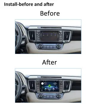 Bosion 2 Din Android 10.0 Car Multimedia DVD-Afspiller GPS For Toyota RAV4 Rav 4 2013-2018 Bil Radio Octa Core GPS Navigation Wifi