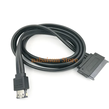 Dual Power eSATA USB 12V 5V Combo til 22Pin SATA USB-Harddisk Kabel, esata til sata-gratis fragt 14125