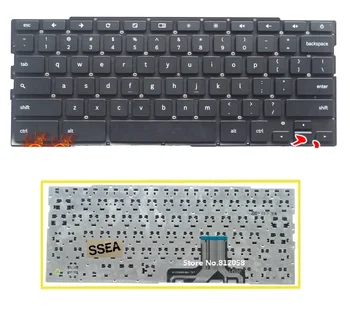 SSEA Nye AMERIKANSKE tastatur uden ramme til Samsung XE550C22 XE550C22-A01US Chromebook OS laptop Tastatur