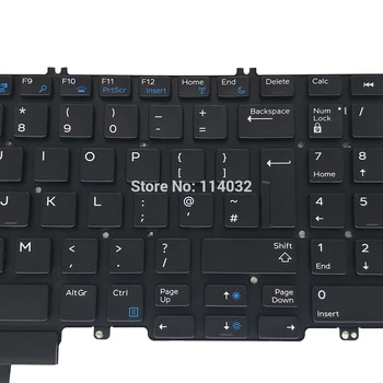 UK baggrundsbelyst tastatur til Dell precision 15 7530 17 7730 GB Britiske EU-black Udskiftning tastaturer og Bærbare PC 0KRG22 DLM17H8 ny