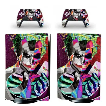 DC Jokeren PS5 Standard-Disc Edition Hud Decal Sticker Cover til PlayStation 5 Konsol & Controller PS5 Skin Sticker Vinyl