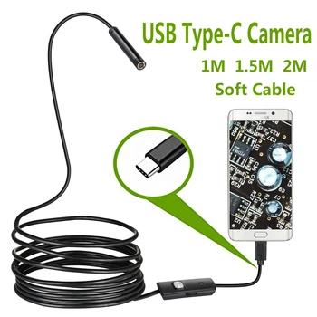 USB-Slange Inspektion Kamera IP67 Vandtæt USB-C Endoskop Type-C Anvendelsesområde Kamera til Samsung Galaxy S9/S8 Google Pixel Nexus 6p 14171