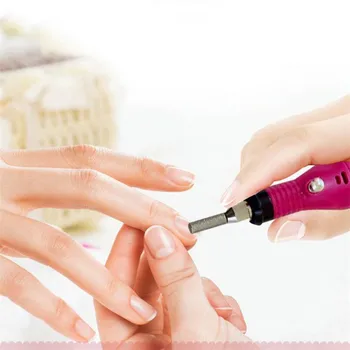 Professionel Elektrisk Negle Bore Maskine Kit 1 Sæt 20000Rpm Mill Cutter Pedicure Nail File Manicure Polering Nail Art Værktøj
