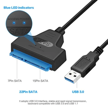 Black SATA-USB3.0 Konverter USB 3.0-2.5