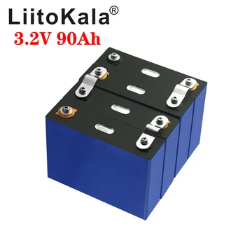 8stk/masse 3.2 v 90Ah LifePo4 batteri lithium 270A 3C høj afløb for diy-12V 24V Solar Inverter elbil c oach golfvogn
