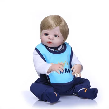NPK Fuld Silikone Krop Reborn Baby Doll Toy Naturtro Ægte 57CM Nyfødte Dreng Prinsesse Babyer Dukke Bade Legetøj Børne Fødselsdag Gave