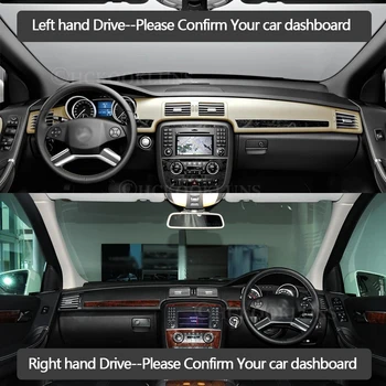Dashboard Dækker Beskyttende pude til Mercedes Benz F-Class 2006~2013 Tilbehør til Bilen Tæppe R-Klasse R280 R300 R320 R500 R63 2012