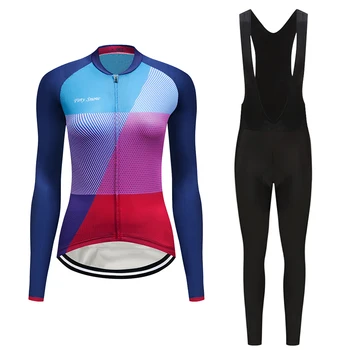 2021 Sol-bevis Cykel Tøj Kvinder Sport Cykling Jersey Bib Sæt MTB Cykel Tøj Trisuit Female Uniform Passer til Kjole Skinsuit