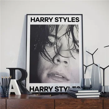 Den Britiske Sanger Harry Stil Plakater Væg Kunst, Indretning Billede Moderne Hjem Decor Værelse Dekoration Kvalitet Lærred, Plakat Maleri