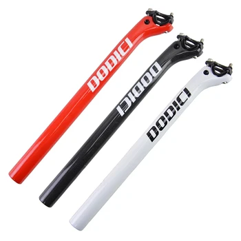 DODICI Carbon fiber Cykel Sadelpind 27.2 30.8 31.6 sadelrøret 350mm/400mm MTB Cykel 3K Gloss Ultralet sadelpind Offset 25mm