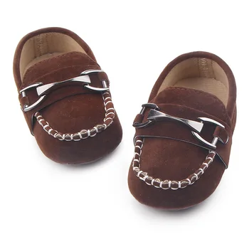 Dreng sko til 0-18M nyfødte baby casual sko toddler spædbarn loafers sko bomuld, blød tunge baby mokkasiner