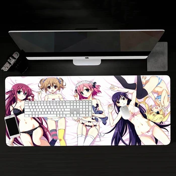 MaiYaCa Pige Sexet Røv med Kat Brugerdefineret Musemåtter Computer, Laptop, Anime musemåtten Hastighed/Kontrol Version Stor Gaming musemåtte
