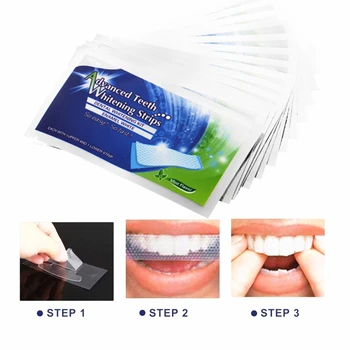 28Pcs/sæt Tænder Kridtning Strimler 3D-Gel-Hvid mundhygiejne Pleje Dobbelt Elastisk Tænder Kridtning Strimler Dental Blegning Værktøjer
