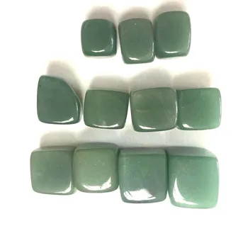 100g Bulk Naturlige Grønne Dongling Jade Væltede Sten Mineral Prøve Healing 14426