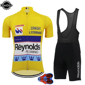Classic-team Cycling jersey sat ropa Ciclismo bike wear jersey sat bib shorts åndbar 9D gel Pad go pro cycling tøj MTB 14472