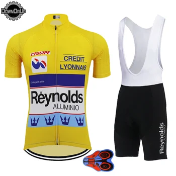 Classic-team Cycling jersey sat ropa Ciclismo bike wear jersey sat bib shorts åndbar 9D gel Pad go pro cycling tøj MTB