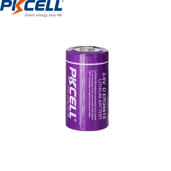 4stk*PKCELL ER34615 3,6 V 19000mAH D size Lithium Batteriet for vand-og elmåler type D intelligent instrument elektrisk