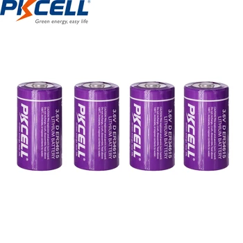 4stk*PKCELL ER34615 3,6 V 19000mAH D size Lithium Batteriet for vand-og elmåler type D intelligent instrument elektrisk
