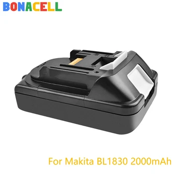 Bonacell 18V 6000mAh Li-ion Udskift Batteri til Makita BL1830 BL1890 BL1860 LXT400 194309-1