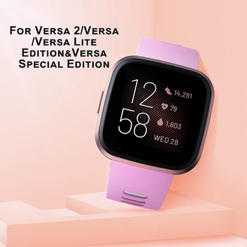For Fitbit Versa Silikone Strap Watch Band 23 mm, Kompatibel for Versa 2/Versa/Versa Lite Edition&Versa Special Edition
