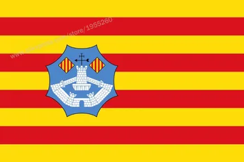 Flag Baleariske Øer Menorca 3 x 5 M 90 x 150 cm Spanien Flag, Bannere