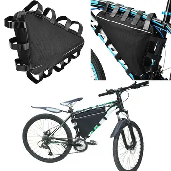 2020 Elektrisk Mountainbike Li-Ion Batteri Taske Pack Dække Cykel Trekant Frame Taske Udendørs Cykling Cykel Front Trekant MTB