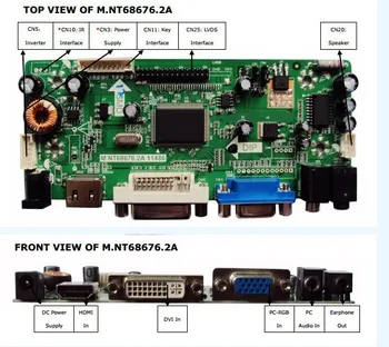 HDMI+DVI+VGA+LYD LCD-Controller Board kit Til 23