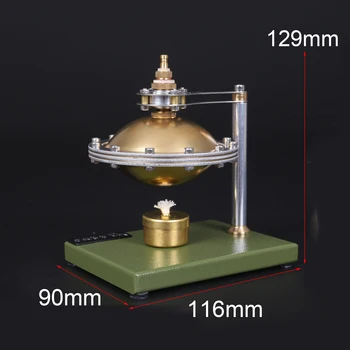 UFO Spin Suspension Varm Luft Stirling-Motor Damp Varme Elektricitet Generator DIY Videnskab Pædagogisk Legetøj