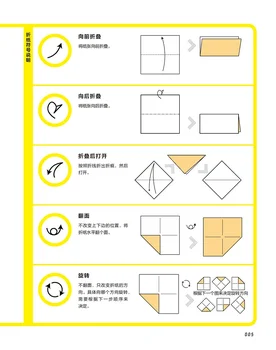 Japansk Origami Book Super Interessant 3D Geometriske Kombination Origami Bog DIY Håndlavet Bøger