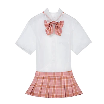 Søde Koreanske Stuepige Cosplay Skole Pige Kostume Sexet Undertøj, Pyjamas Kvinder Uniform Perspektiv Studerende Sød Pink Nattøj Sæt