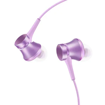 Original Xiaomi Øresnegl I øret Stempel 3,5 mm Grundlæggende Frisk Version Farverige Edition Headset Med Mikrofon Til Mobiltelefon, MP3