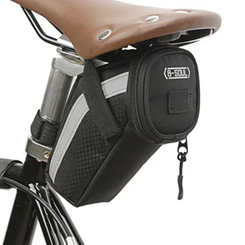 Folde cykel sadel taske hale taske riding tilbehør og udstyr bageste hale bag mountain bike cykel ridning pude hale taske