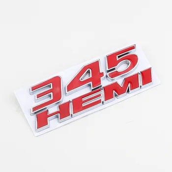 For Dodge Charger Viper Udfordrer Kaliber RAM Durango Metal-Bil Styling 345 HEMI Emblem Decal Bil Døren Mærkat Dække Ridser