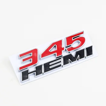 For Dodge Charger Viper Udfordrer Kaliber RAM Durango Metal-Bil Styling 345 HEMI Emblem Decal Bil Døren Mærkat Dække Ridser