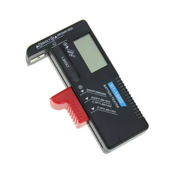 BT168D Batteri Tester Digitalt Display-Batteri Kapacitet Tester For 9v Nej 1/2/5/7 Knap Batteri Direkte Digital Display 14749