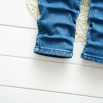 DIIMUU Baby Boy Tøj til Børn Bib Pants Piger, af Denim Overalls Casual Jeans Overalls Børn Rompers 1-4 År